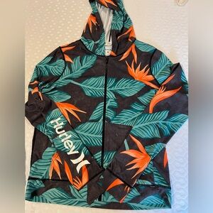 Hurley jacket and board shorts set. Size Medium.